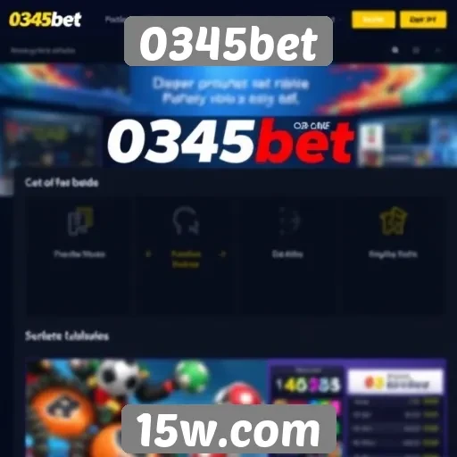 Recursos e funcionalidades do site 0345bet