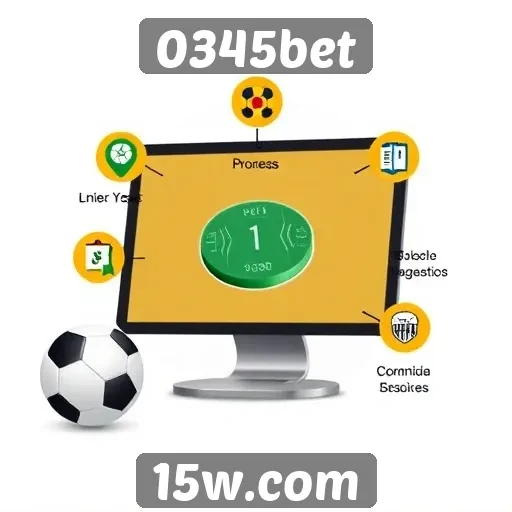 Visão geral das funcionalidades do site 0345bet