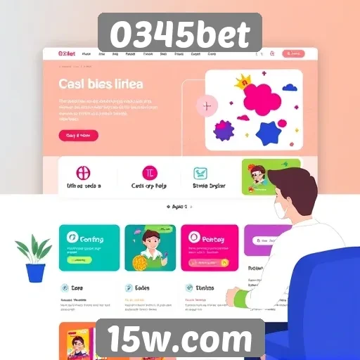 Experiência do usuário e interface do site 0345bet